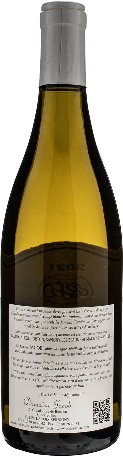 Domaine Jacob Bourgogne Blanc Ladoix 2021