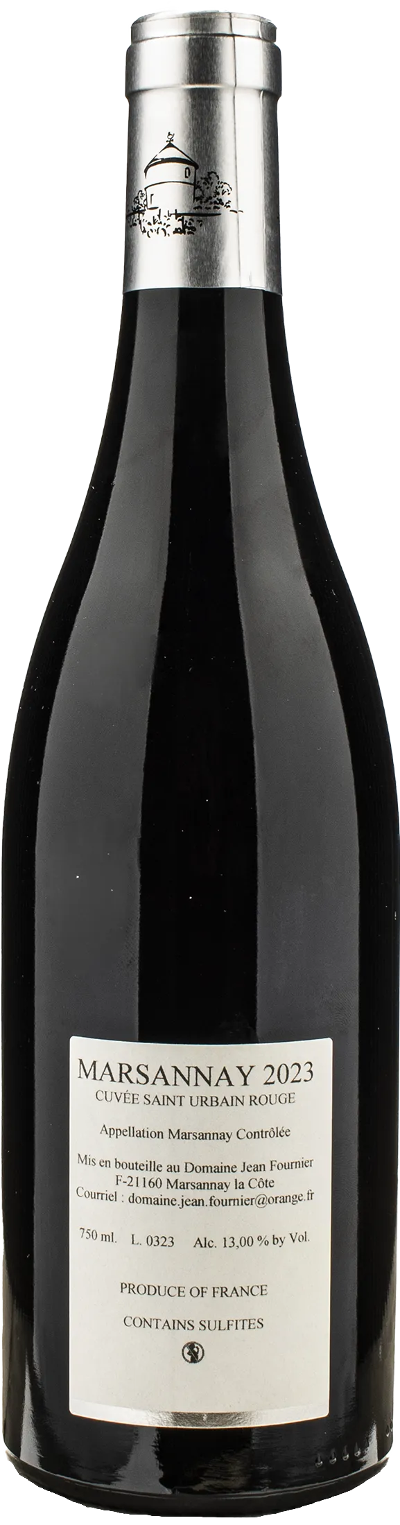 Jean Fournier Marsannay Cuvee Saint Urbain Rouge 2023