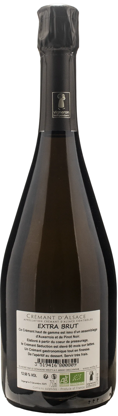 Domaine Jean Michel Welty Cremant d'Alsace Seduction Extra Brut