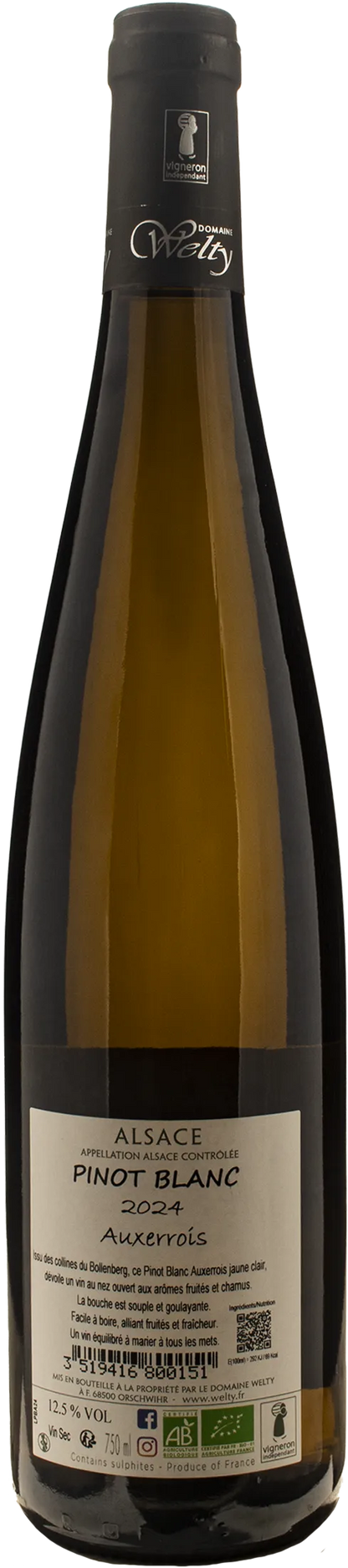 Domaine Jean Michel Welty Pinot Blanc Auxerrois 2024