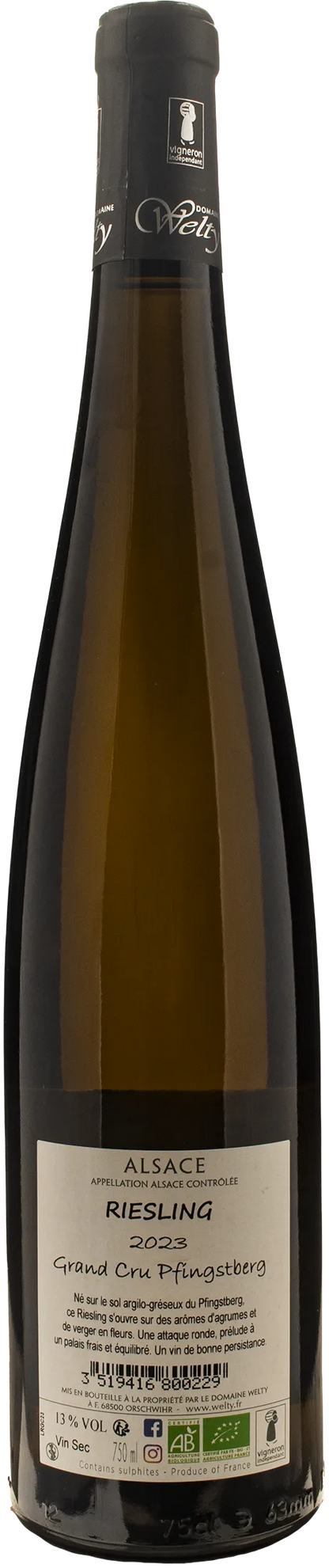 Domaine Jean Michel Welty Riesling Grand Cru Pfingstberg 2023