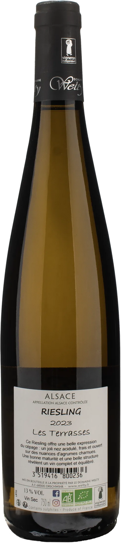 Domaine Jean Michel Welty Riesling Les Terrasses 2023