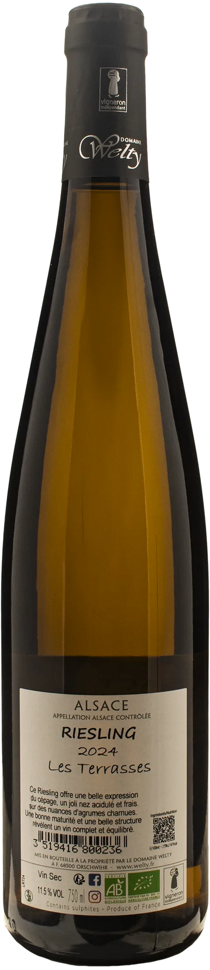 Domaine Jean Michel Welty Riesling Les Terrasses 2024