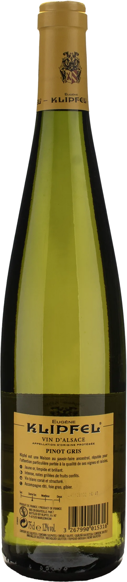Domaine Klipfel Alsace Pinot Gris 2023