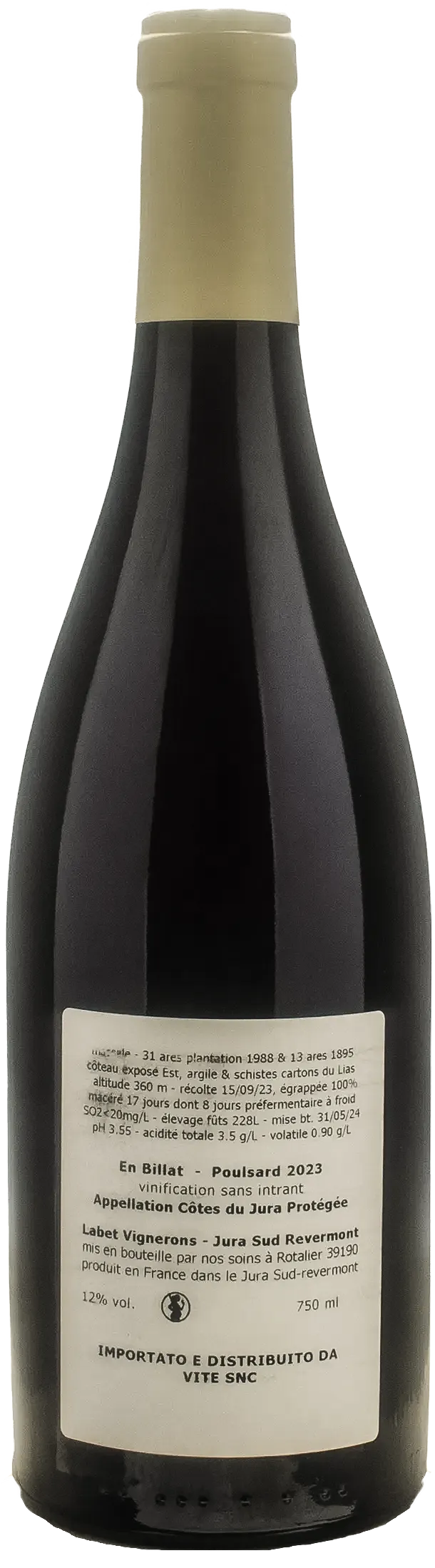 Domaine Labet Poulsard en Billat 2023