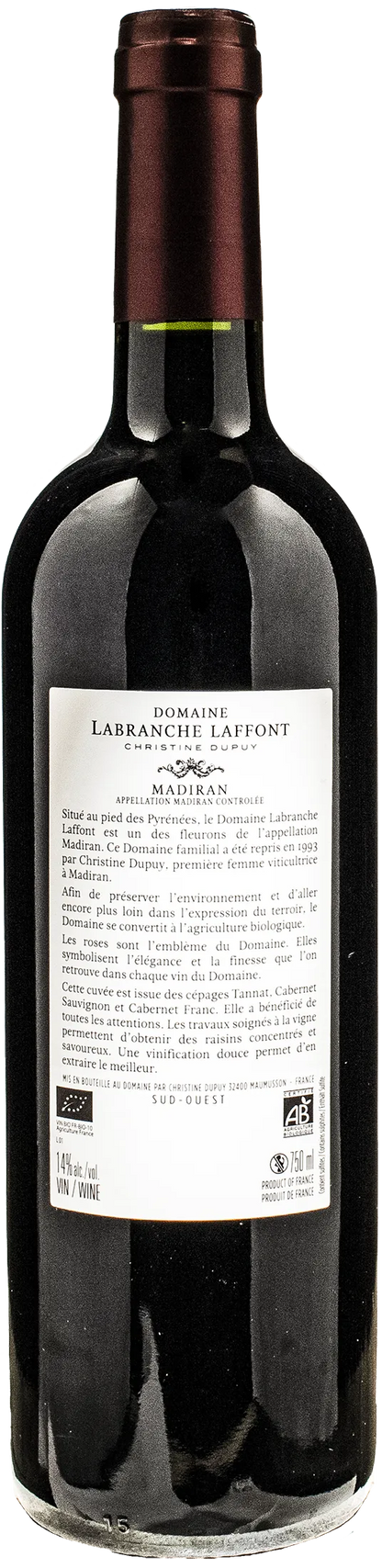 Domaine Labranche-Laffont Christine Dupuy Madiran Rouge Bio 2020