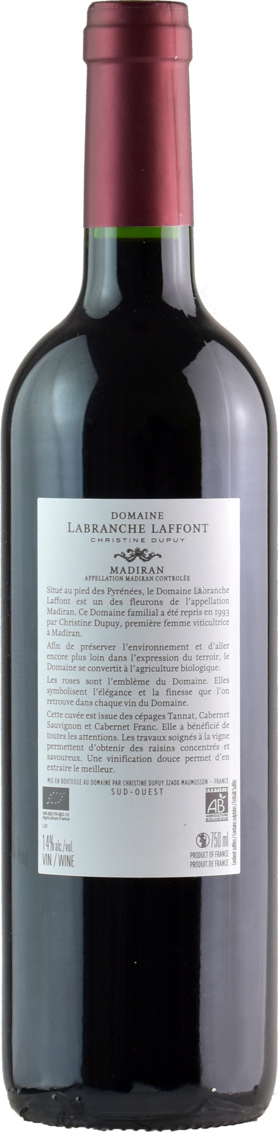 Domaine Labranche-Laffont Madiran Rouge Tradition 2017