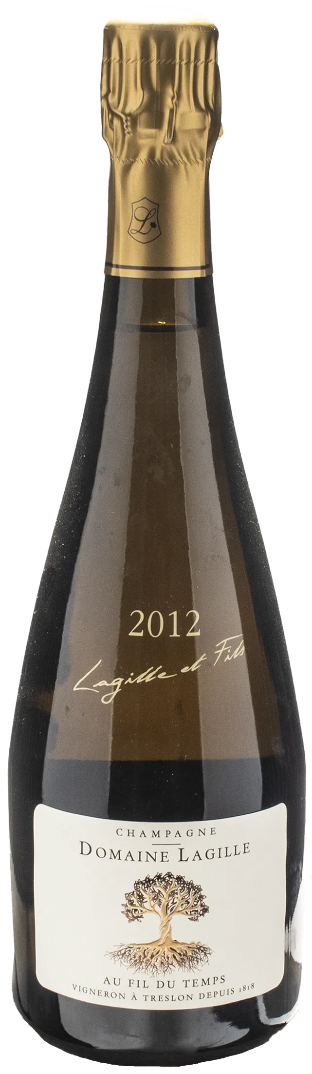 Domaine Lagille Champagne Au Fil du Temps Extra Brut 2012