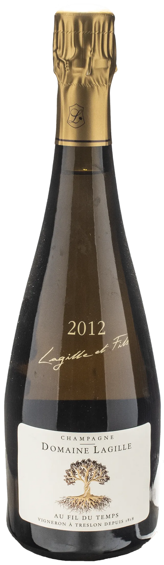 Domaine Lagille Champagne Au Fil du Temps Extra Brut 2012