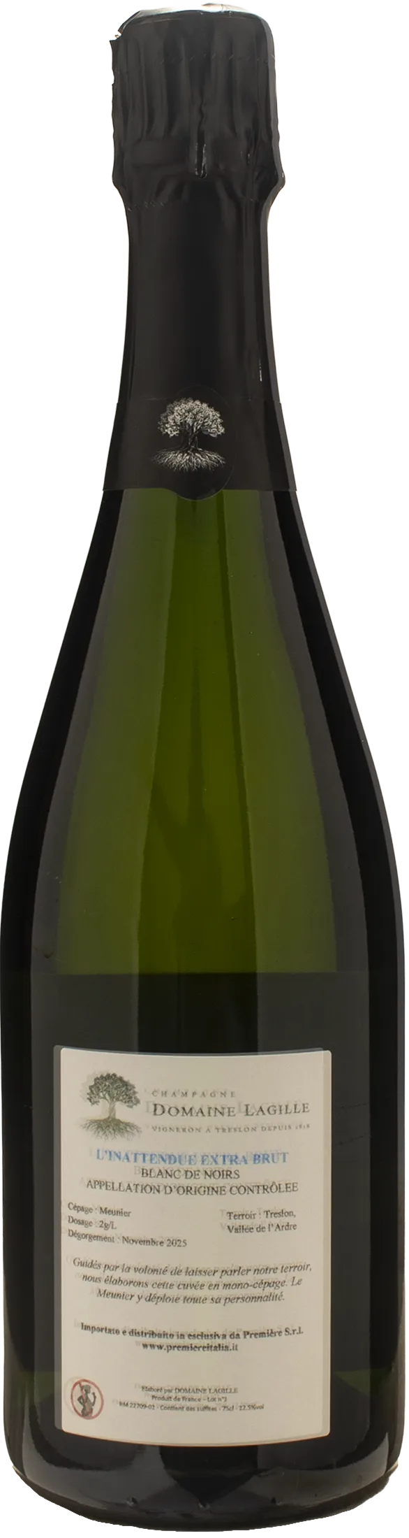 Domaine Lagille Champagne L'Inattendue Extra Brut
