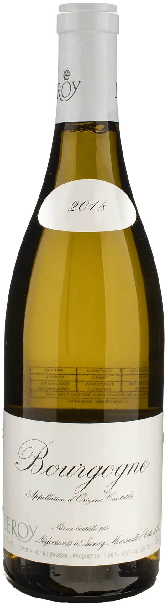 Domaine Leroy Bourgogne Blanc 2018