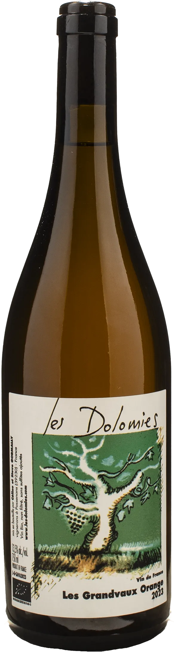 Domaine Les Dolomies Jura Savagnin Les Grandvaux Orange 2023