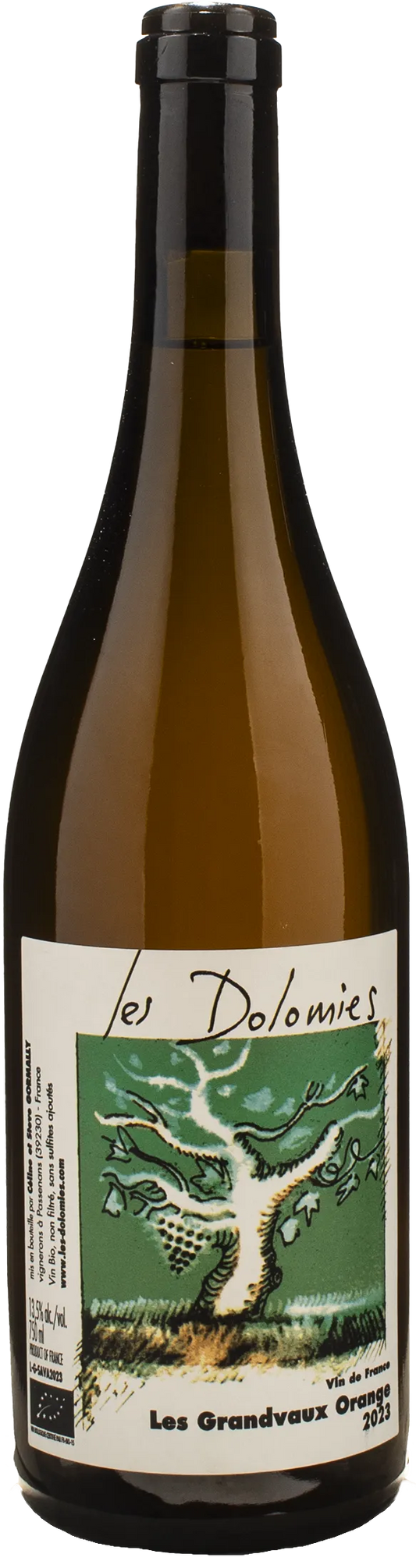 Domaine Les Dolomies Jura Savagnin Les Grandvaux Orange 2023