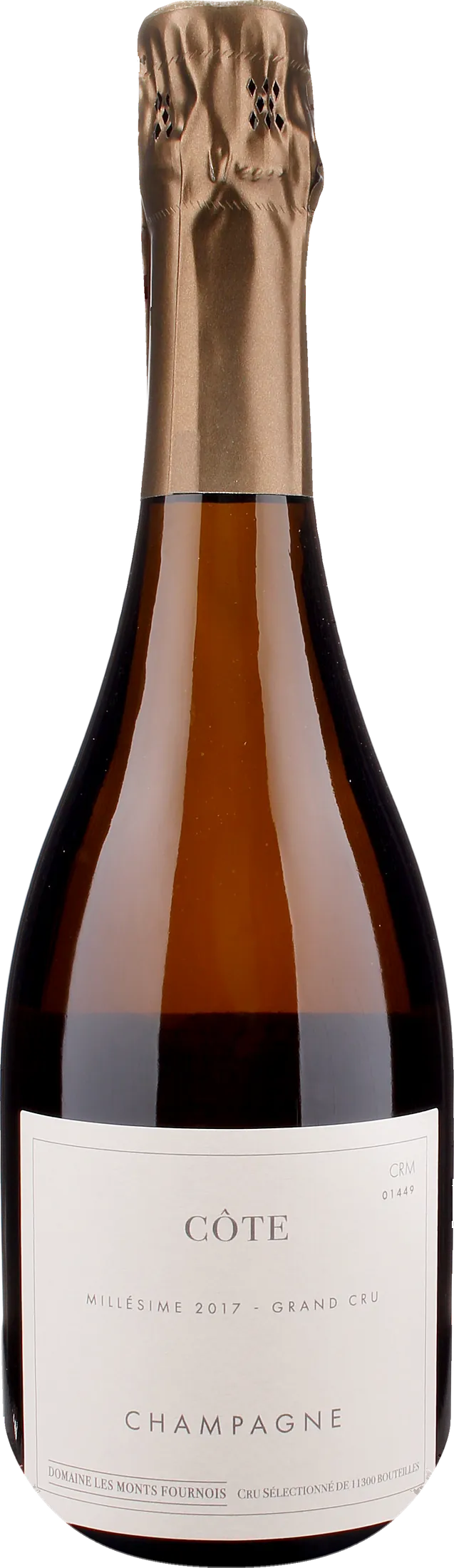 Domaine Les Monts Fournois Champagne 1er Cru Cote Extra Brut 2017