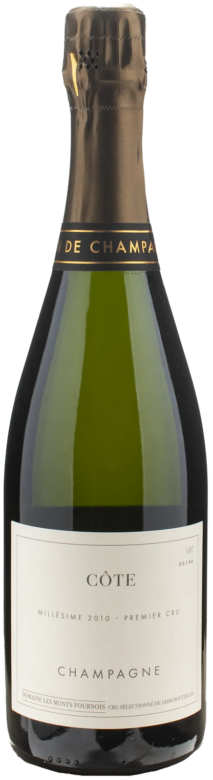 Domaine Les Monts Fournois Champagne 1er Cru Cote Extra Brut 2010
