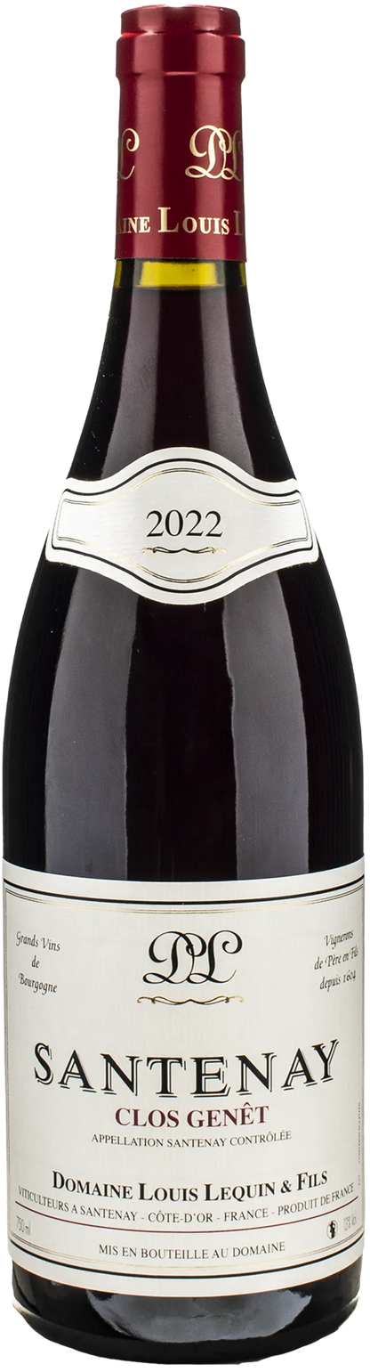 Louis Lequin Et Fils Santenay Rouge Clos Genet 2022