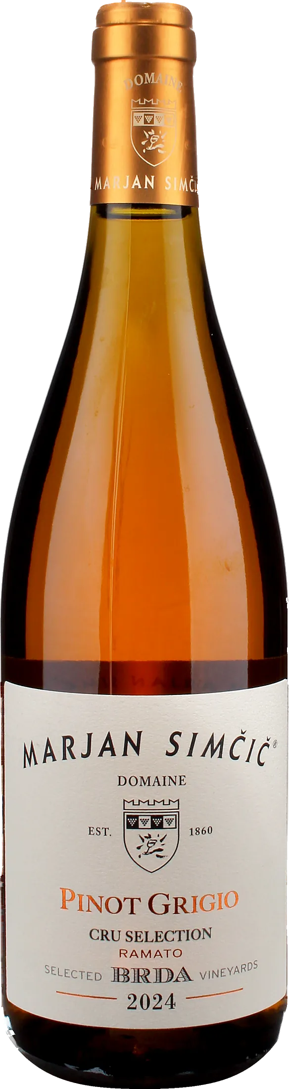 Domaine Marjan Simcic BRDA Cru Selection Pinot Grigio Ramato 2024