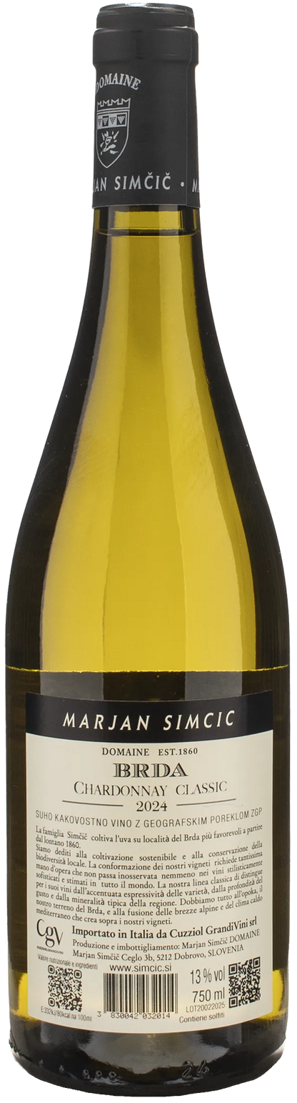 Domaine Marjan Simcic Chardonnay BRDA Classic 2024
