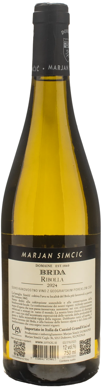 Domaine Marjan Simcic Ribolla BRDA Classic 2024