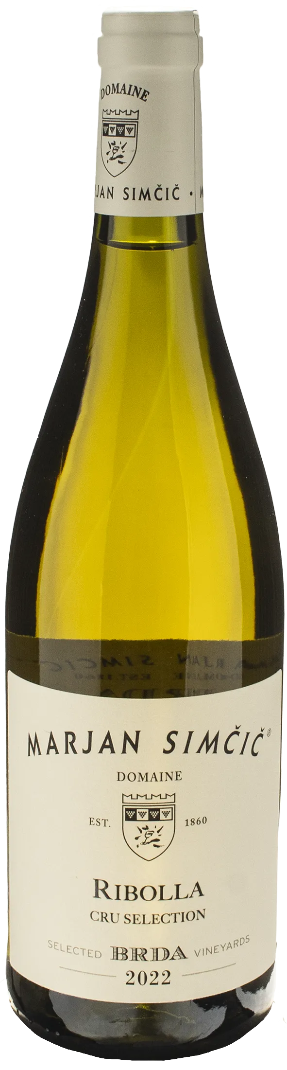 Domaine Marjan Simcic Ribolla Cru Selection BRDA 2022