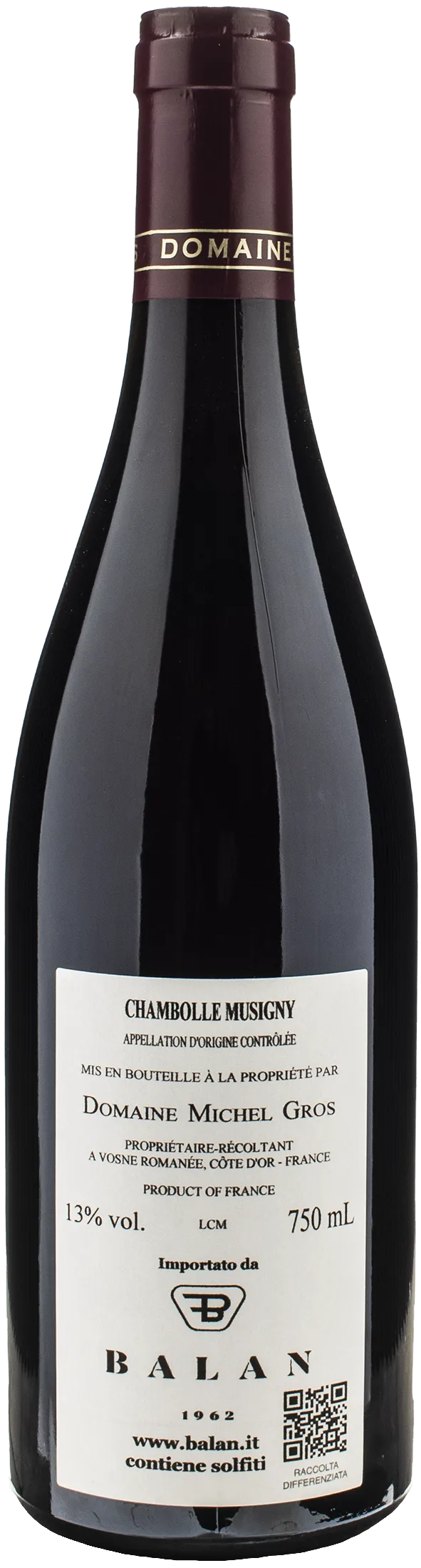 Domaine Michel Gros Chambolle Musigny 2021