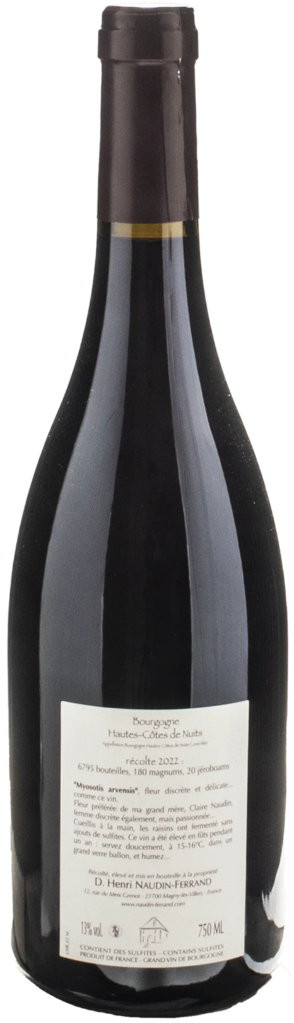 Domaine Naudin-Ferrand Hautes Cotes de Nuits Myosotis Arvensis 2022