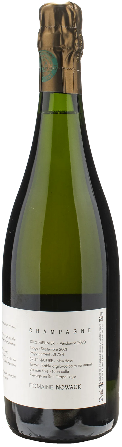 Domaine Nowack Champagne Fontinette Brut Nature 2020