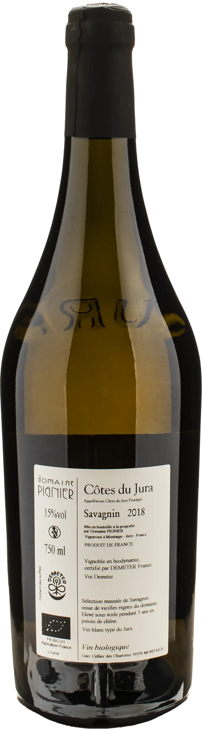 Domaine Pignier Cotes du Jura Savagnin 2018