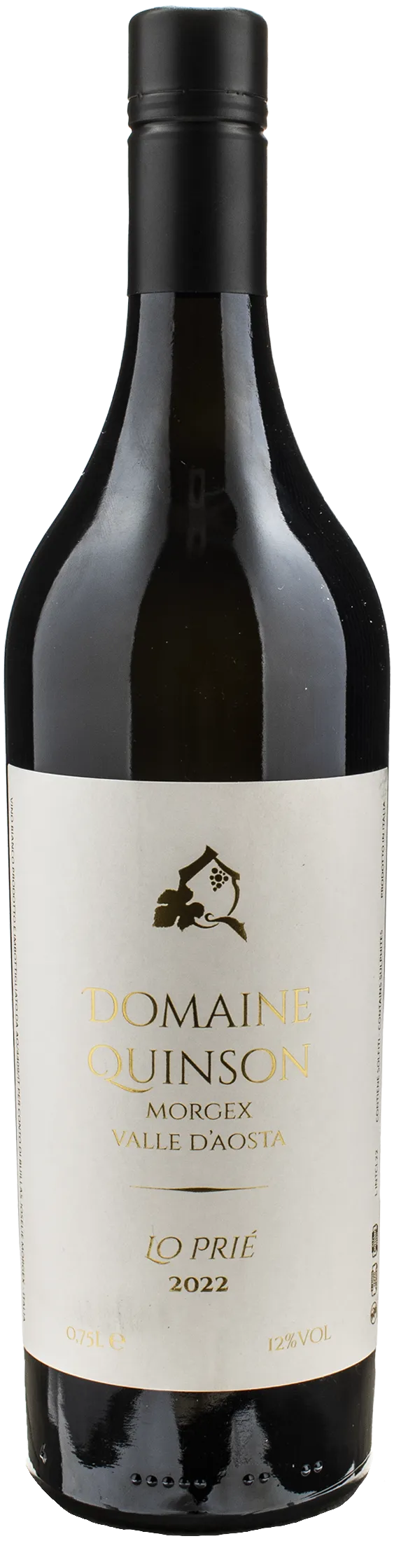 Domaine Quinson Morgex Valle d'Aosta Lo Prie 2022