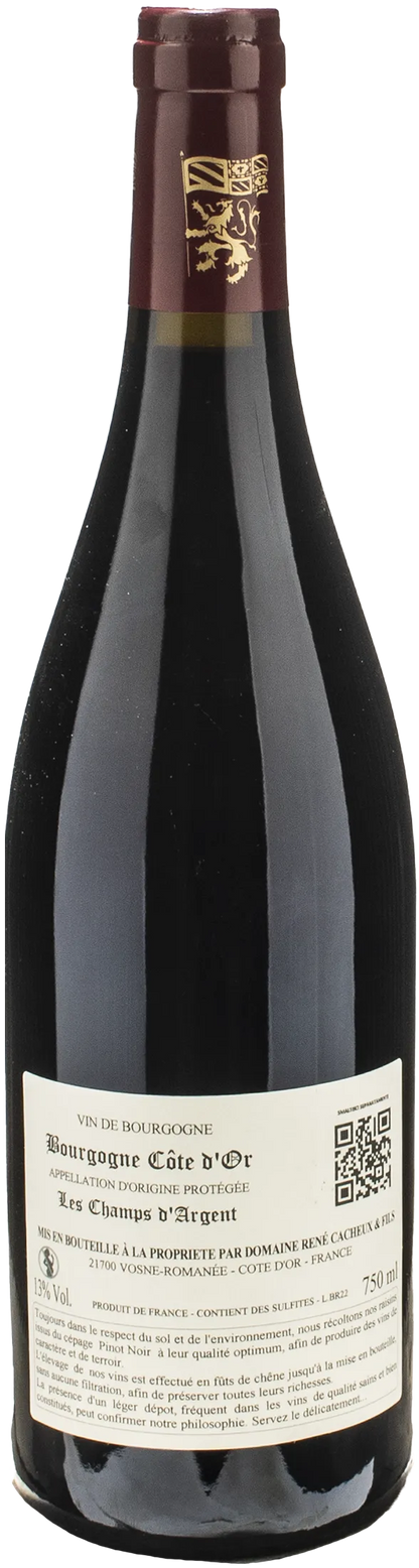 Domaine Rene Cacheux Bourgogne Rouge Les Champs d'Argent 2022
