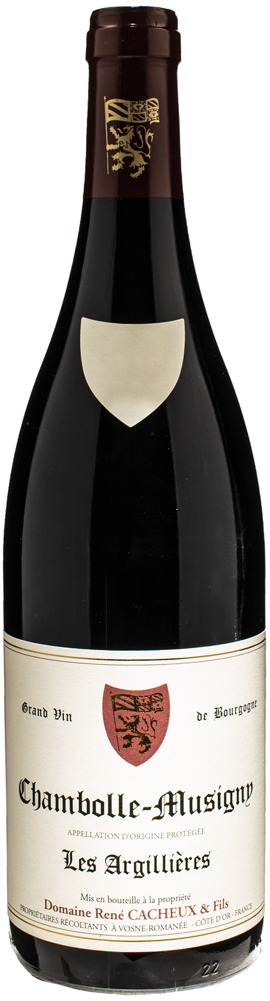 Domaine René Cacheux Chambolle Musigny Les Argillères 2020