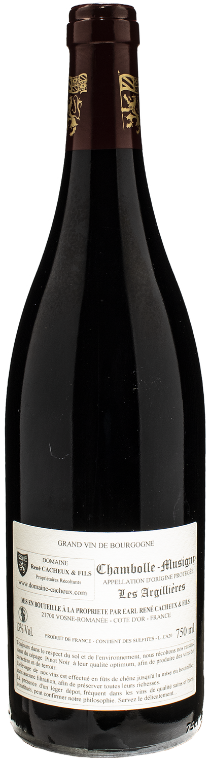 Domaine René Cacheux Chambolle Musigny Les Argillères 2020