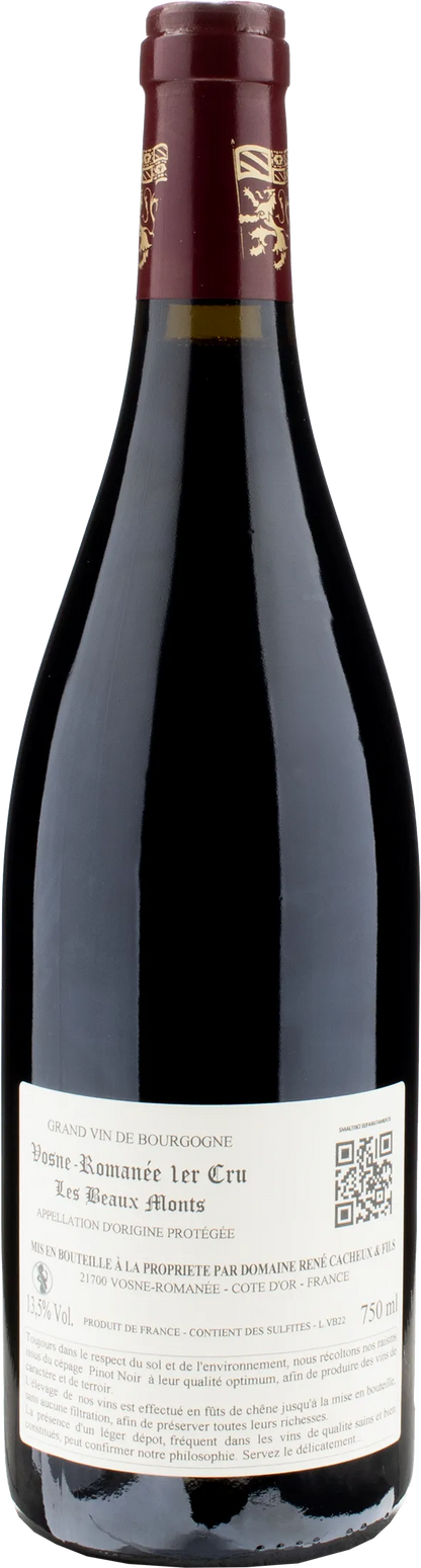 Domaine Rene Cacheux Vosne Romanee 1er Cru Les Beaux Monts 2022