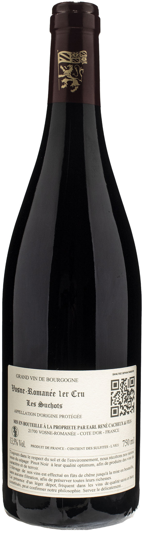 Domaine René Cacheux Vosne-Romanee 1er Cru Les Suchots 2021