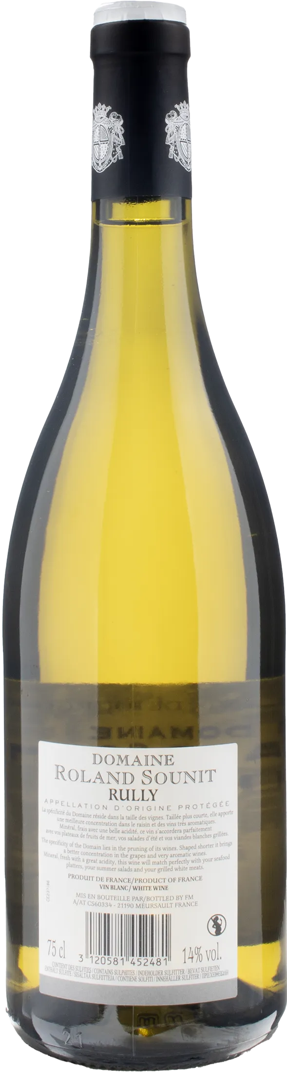 Domaine Roland Sounit Rully Blanc 2019