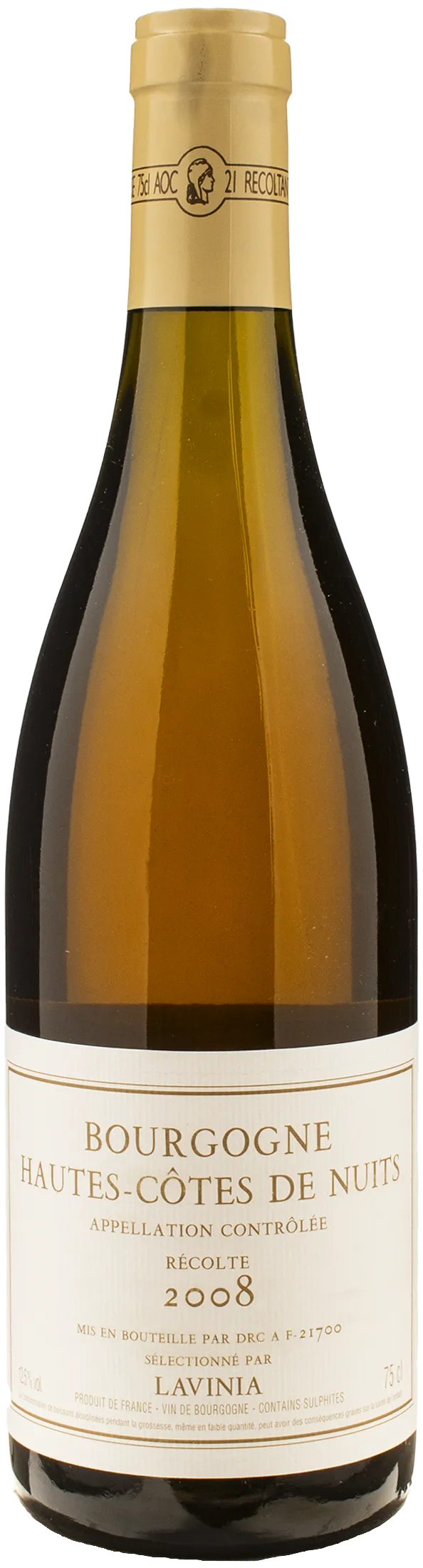 Domaine Romanee Conti Bourgone Hautes Cotes de Nuits 2008