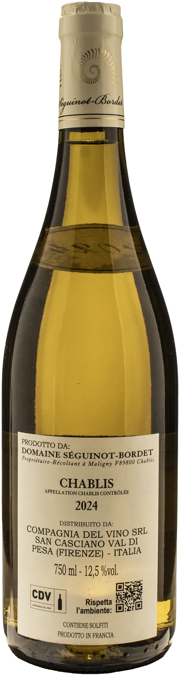 Domaine Seguinot Bordet Chablis 2024