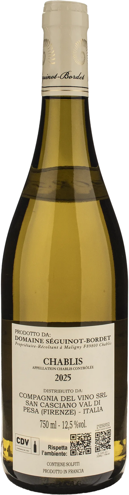 Domaine Seguinot Bordet Chablis 2025