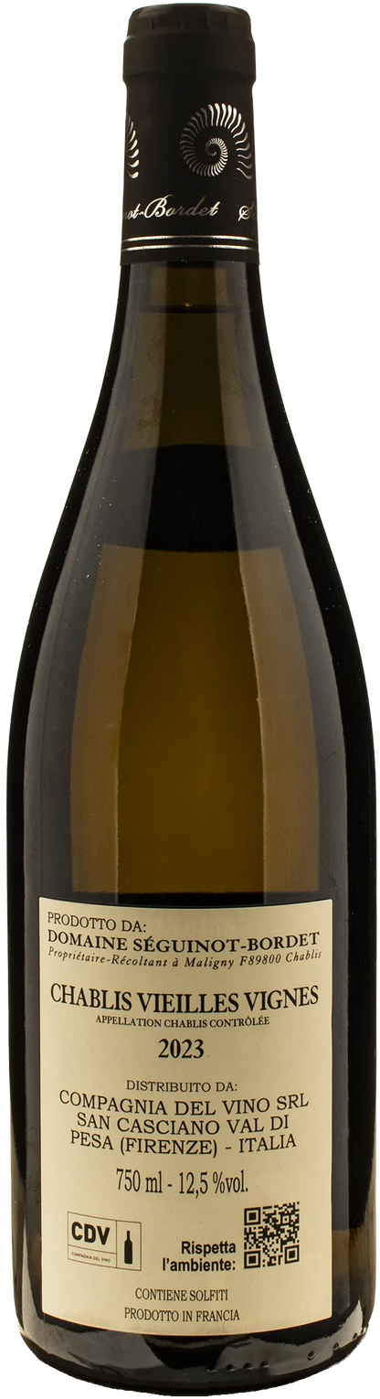 Domaine Seguinot Bordet Chablis Vieilles Vignes 2023
