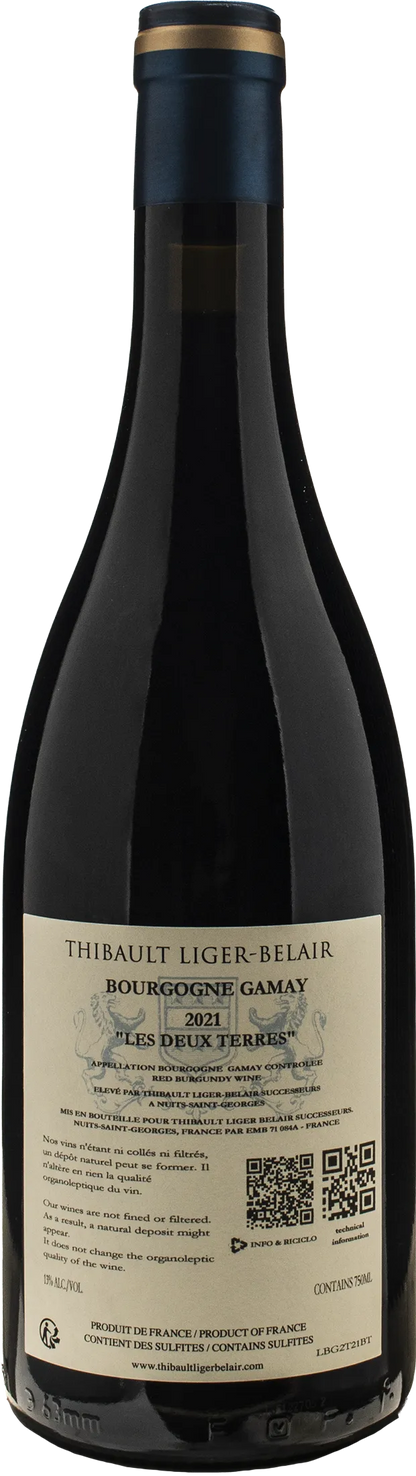 Domaine Thibault Liger-Belair Bourgogne Les Deux Terres Gamay 2021