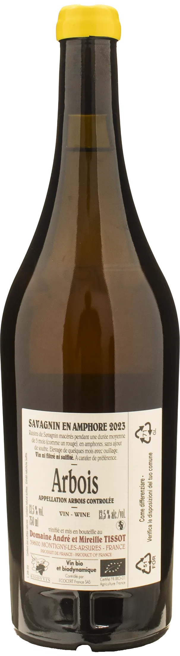 Domaine Tissot Arbois Savagnin Amphore 2023