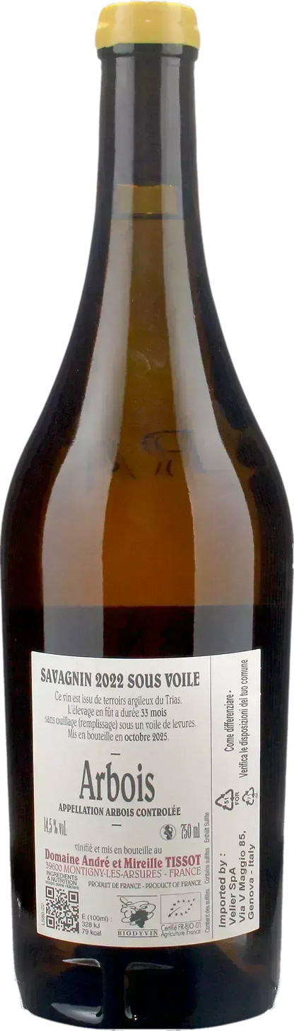 Domaine Tissot Arbois Savagnin Sous Voile 2022