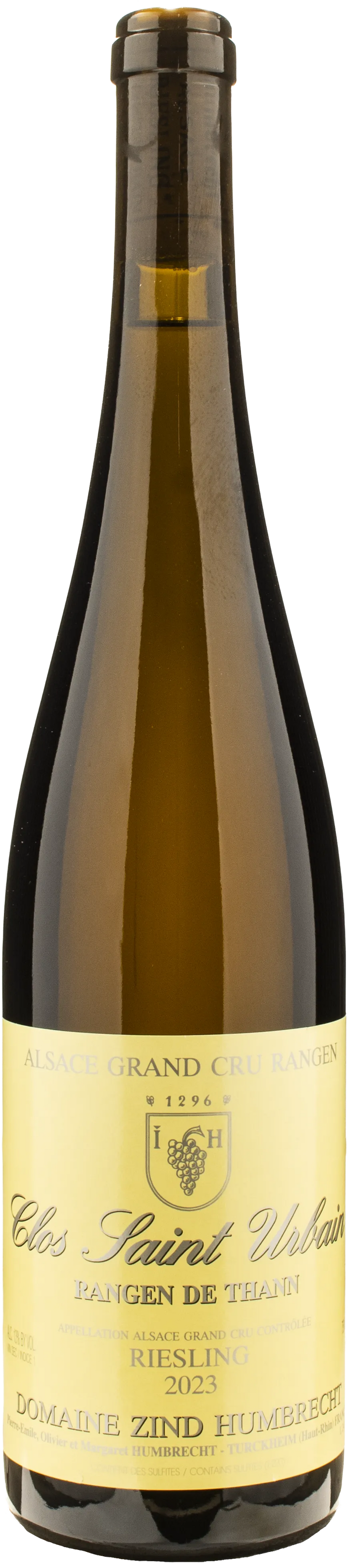 Domaine Zind Humbrecht Clos Saint Urbain Alsace Grand Cru Rangen de Thann Riesling 2023
