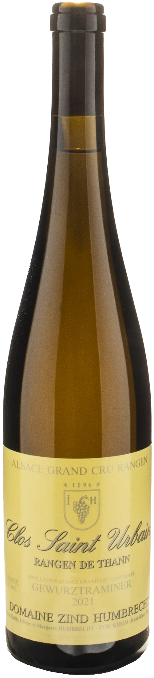Domaine Zind Humbrecht Gewurztraminer Alsace Grand Cru Rangen de Thann Clos St Urbain 2021