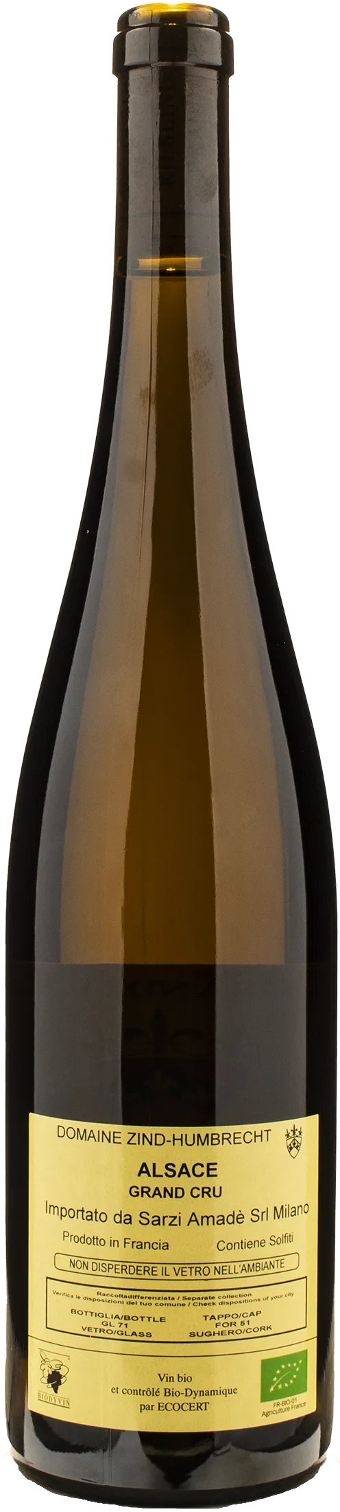 Domaine Zind Humbrecht Riesling Grand Cru Brand 2023