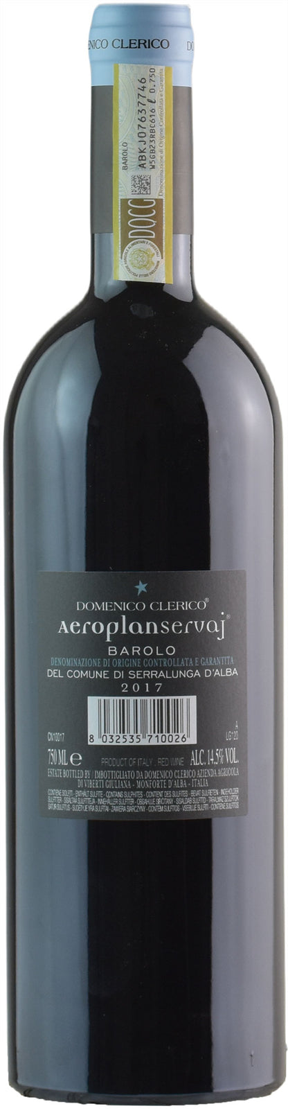 Domenico Clerico Barolo Aeroplanservaj 2017
