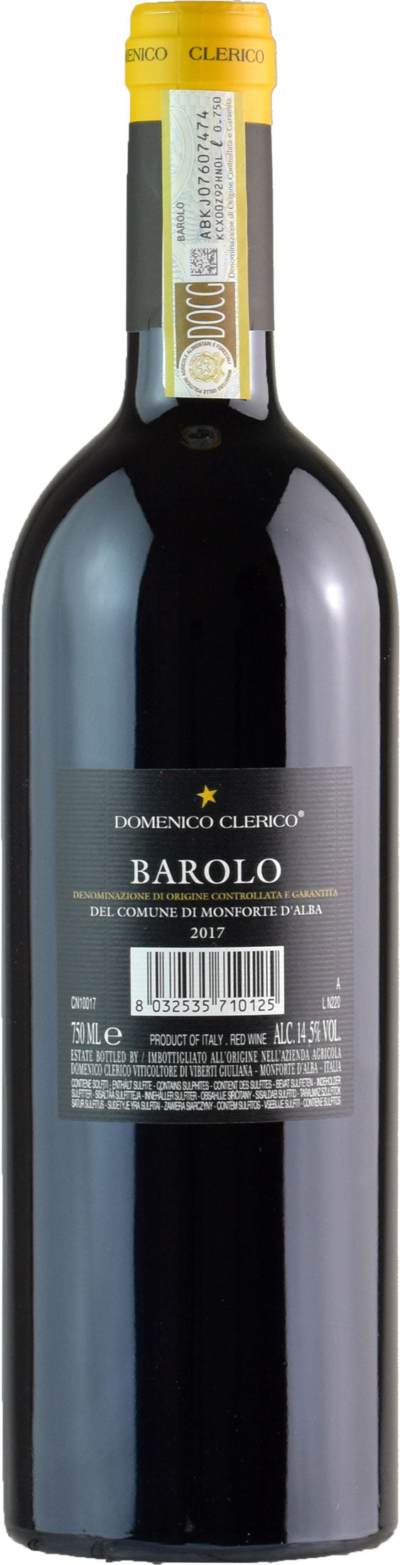 Domenico Clerico Barolo del Comune di Monforte 2017