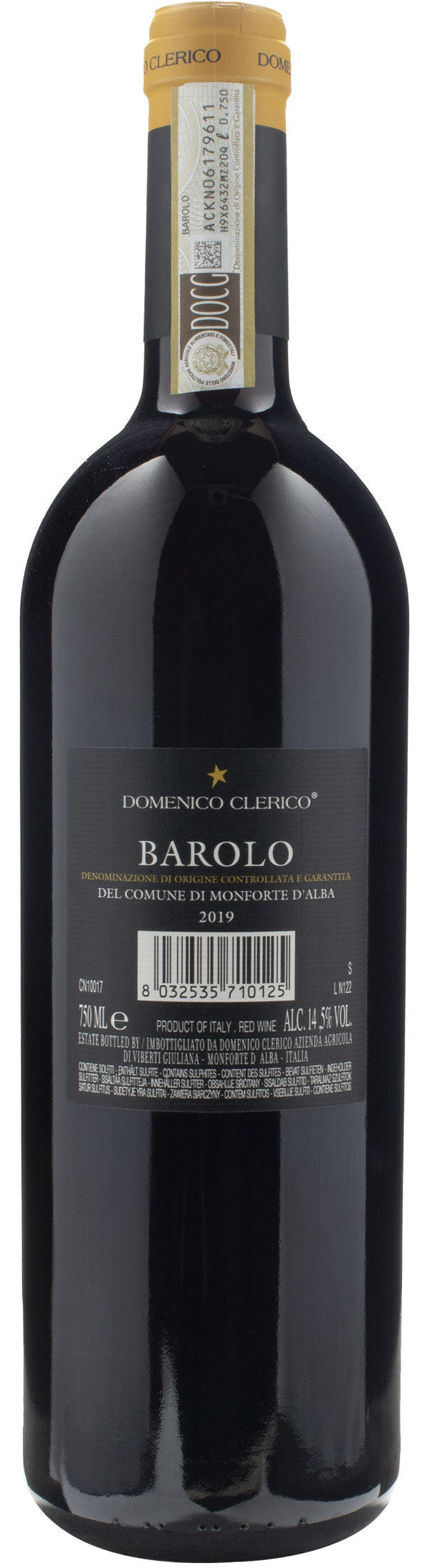 Domenico Clerico Barolo del Comune di Monforte 2019