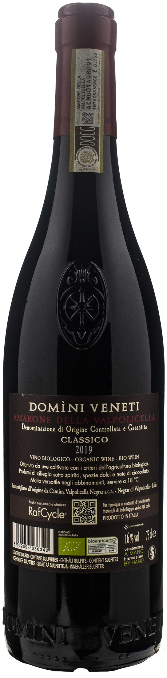 Cantina di Negrar Amarone della Valpolicella Classico Bio 2019