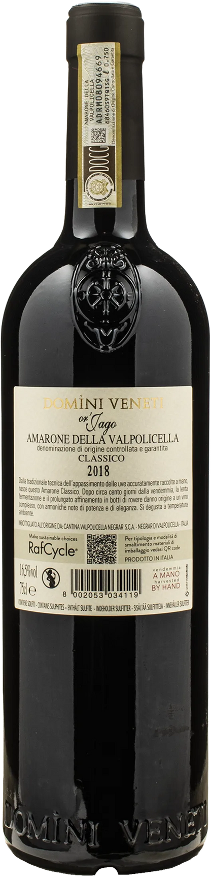 Domini Veneti Amarone della Valpolicella Classico or'Jago 2018